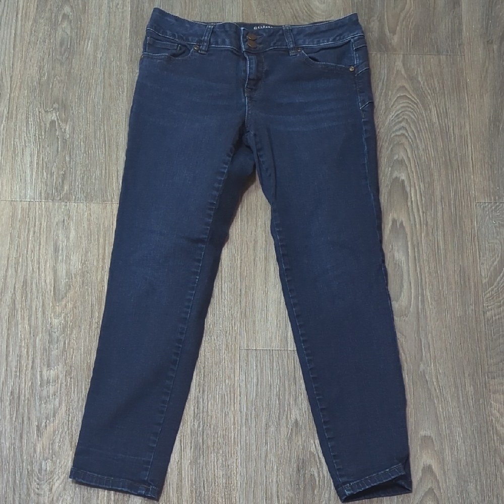 ❤️5/$25 New York & Company Dark Blue Ankle Jeans